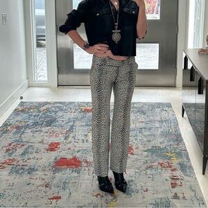 Alexander Wang snow leopard pants